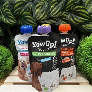 Enrastadog tienda canina SNACKS para Perros YOW UP YOGURT PREBIOTICOS SABOR NATURAL