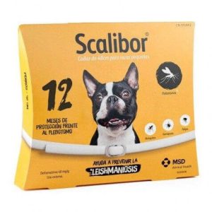 ENRASTADOG Collar antiparasitario para perros SCALIBOR de 48 cm