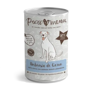 ENRASTADOG LATA MENÚ AMBROSÍA DE CIERVO 800 GR