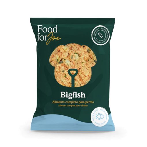 Enrastadog Comida para perros cocinada FOOD FOR JOE bigfish (200 gr - 400 gr - 800 gr)