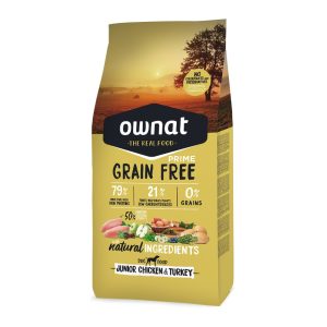Enrastadog OWNAT PRIME GRAIN FREE JUNIOR CHICKEN & TURKEY
