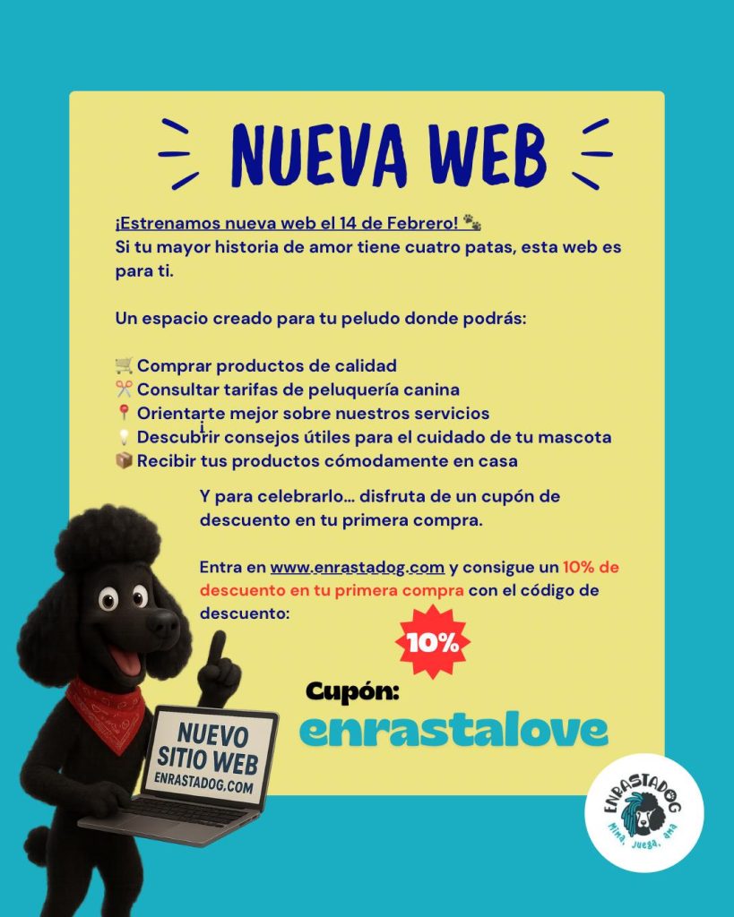 cupon descuento tienda online de mascotas enrastadog