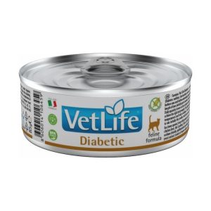 enrastadog comida para gatos FARMINA VET LIFE NATURAL DIET CAT DIABETIC 85GR